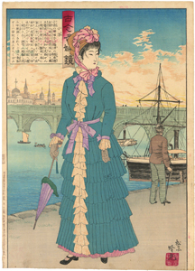 安達吟光 Ginko 『古今名婦鏡 小染』