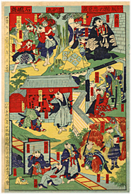 国利 Kunitoshi 『新板猫の忠臣蔵』