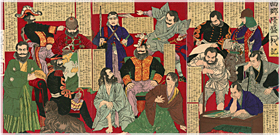 芳年 Yoshitoshi 『西郷隆盛一代記』