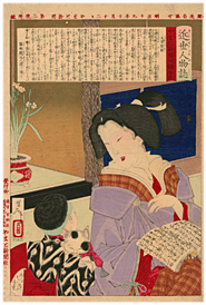 芳年 Yoshitoshi 『近世人物誌 やまと新聞附録 天璋院殿』