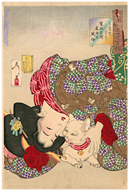 芳年 Yoshitoshi 『風俗三十二相 うるさそう』