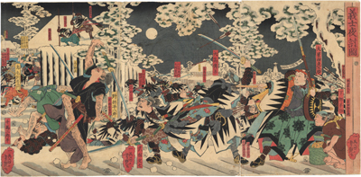 芳艶/Yoshitsuya 「義士夜討ノ図」