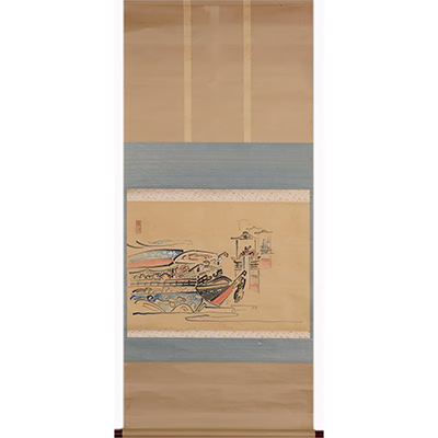 伊勢関水　若宮祭黒船車