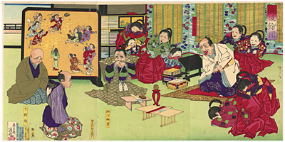 小林清親　KIYOCHIKA　『浪波余聞』-曽呂利新左衛門-