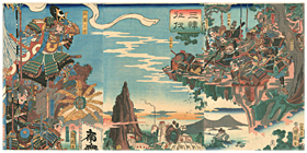 国周 Kunichika 『三韓征伐』‐加藤清正‐