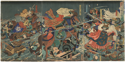 国綱　Kunitsuna　『信州川中嶋大合戦之図』