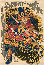 国綱 Kunitsuna 『加藤清正虎退治図』