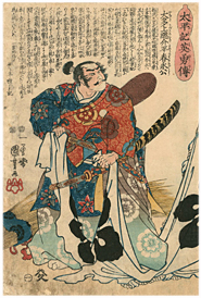 国芳 Kuniyoshi 『太平記英勇傳　大多上総介平春永公』-織田信長-