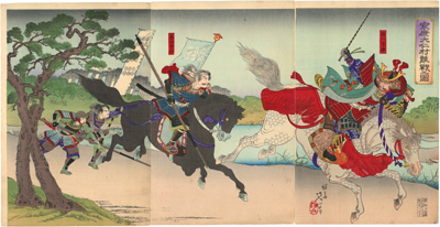 延一　Nobukazu　『家康大仁村難戦之図』-大坂夏の陣-