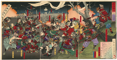 歌川豊宣　Toyonobu　『石山本願寺合戦』