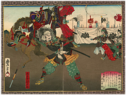 豊宣 Toyonobu 『新撰太閤記　小牧山対陣』-本多忠勝-