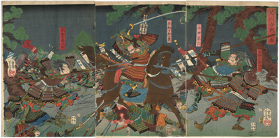 芳房　Yoshifusa　『兄川合戦ノ図』-姉川の戦い-