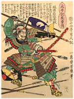 芳幾 Yoshiiku 『太平記英勇伝　坂井右近尚政』‐坂井政尚-