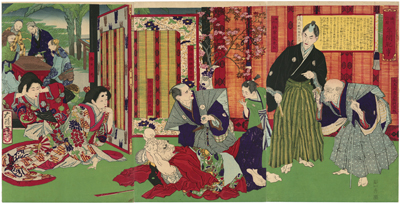 芳年　Yoshitoshi　『徳川治績年間紀事　三代大猷院殿家光公』