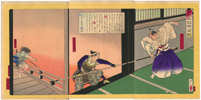 絵師不詳　『京都本能寺合戦』-本能寺の変-